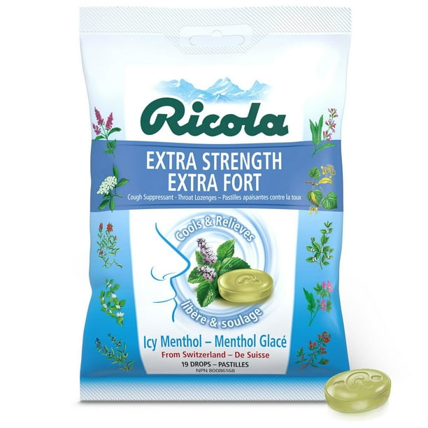 Ricola   Icy Menthol - Extra Strength Loz 8 x 19ct