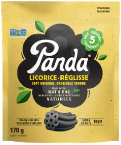 Panda-Panda Natural Black Soft Licorice