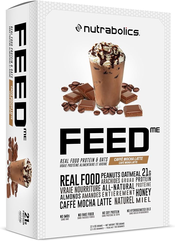 NUTRABOLICS   FEED BAR   65g - 12/box   CAFFE MOCHA LATTE
