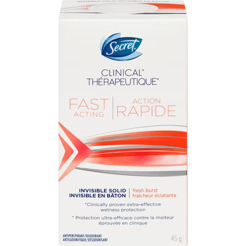 SECRET CLINICAL SOLID INVISIBLE FRESH BURST 45G