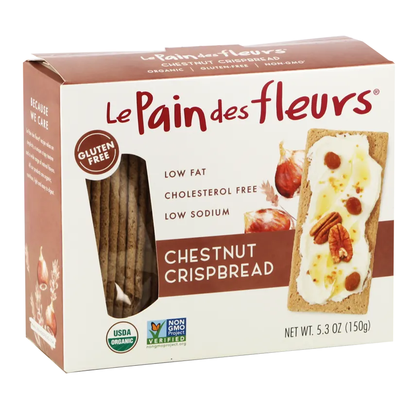 LE PAIN DES FLEURS - Crispbread, Chestnut, Organic (gluten free/NGM)    150g