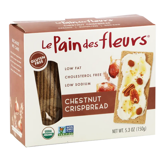 LE PAIN DES FLEURS - Crispbread, Chestnut, Organic (gluten free/NGM)    150g