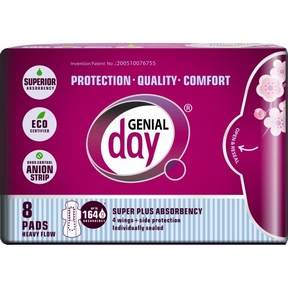 Genial Day   Heavy Flow Pads 8ct