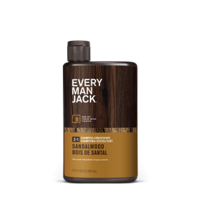 Every Man Jack   2-in-1 Shampoo & Cond. Sandalwood 400ml