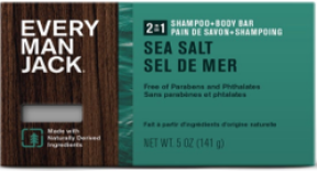 Every Man Jack   Shampoo & Body Bar - Sea Salt 141g