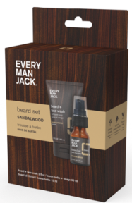 Every Man Jack-Sandalwood Beard Trial Set