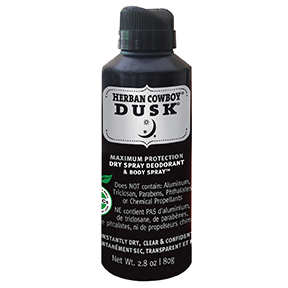 Herban Cowboy   Dry Deodorant & Body Spray Dusk 80g