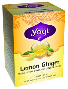 YOGI TEAS    Herbal Tea, Lemon Ginger    36g
