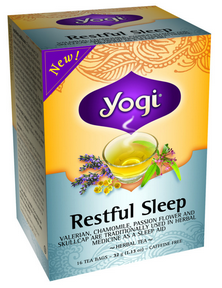 YOGI TEAS    Herbal Tea, Restful Sleep (made w/organic ingredients)    36g