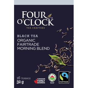 FOUR O’CLOCK -  Black Tea, Breakfast Blend, Organic (Fair Trade)    32g