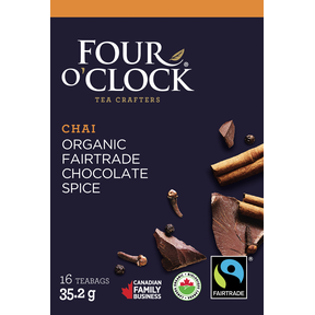 FOUR O’CLOCK -   Chocolate Spices Chai Herbal Tea   16ct