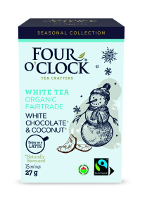 Four O'Clock   White Chocolate & Coconut White Tea 6 x 15bg