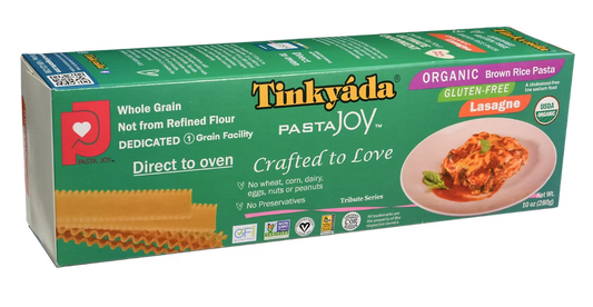 TINKYADA RICE PASTAS -      Lasagna, Brown Rice, Organic     280g