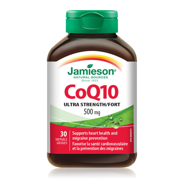 Jamieson    JMS CoQ10 500 mg    30Softgels
