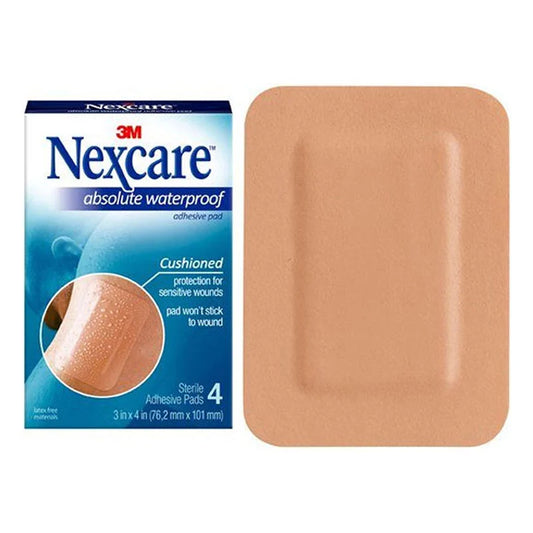 3M NEXCARE ABSOLUTE DRES ADHESIVE 3X4" 4