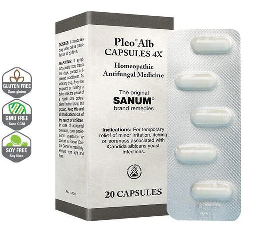 Pleo Sanum Pleo Alb (Albicansan) Capsules 4X   20 capsules