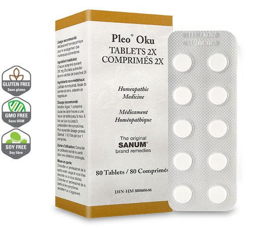 Pleo Sanum   Pleo OKU (Okoubasan) Tablets 2X   80 tablets