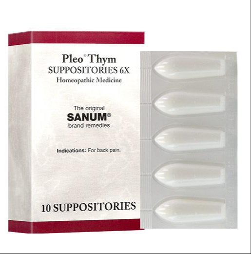 Pleo Sanum   Pleo THYM (Thymokehl) Suppositories 6X   10 suppositories