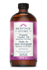Heritage Store   Organic Castor Oil 473ml