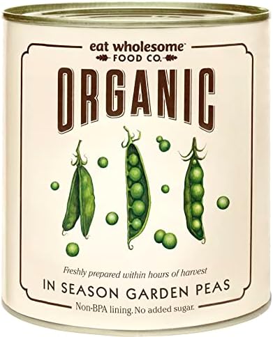 Eat Wholesome   Organic Legumes   - Sweet Peas  398ML