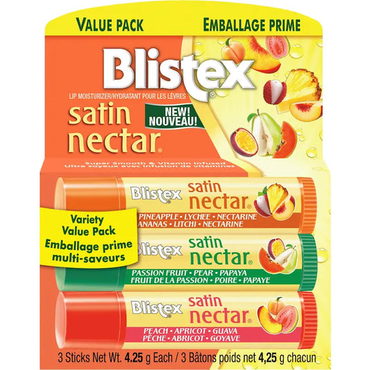 BLISTEX SATIN NECTAR 3X4.25G pack of 12