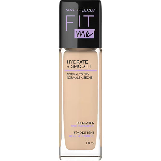 MAYBELLINE FIT ME HYD & SMOOTH FND CLASSIC IVY30ML pack of 2