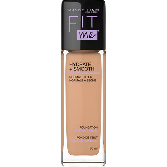 MAYBELLINE FIT ME HYD & SMOOTH FND MD BUFF 30ML pack of 2