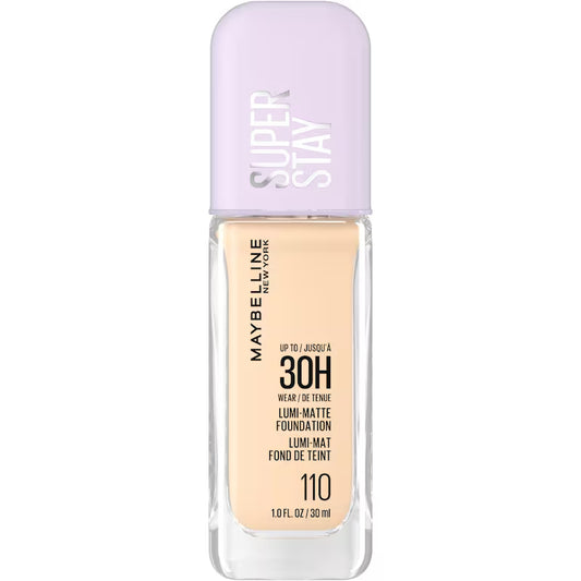 MAYBELLINE SUPERSTAY FOUNDATION LUMI MATTE #110 pack of 2