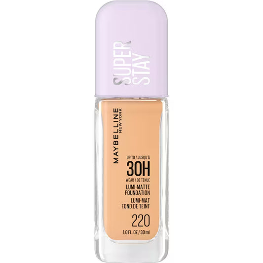 MAYBELLINE SUPERSTAY FOUNDATION LUMI MATTE #220 pack of 2