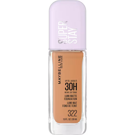 MAYBELLINE SUPERSTAY FOUNDATION LUMI MATTE #322 pack of 2