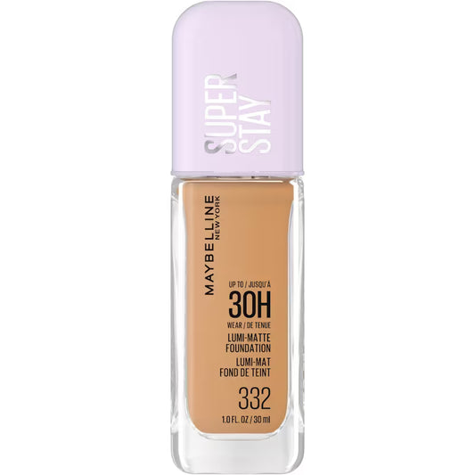 MAYBELLINE SUPERSTAY FOUNDATION LUMI MATTE #332 pack of 2