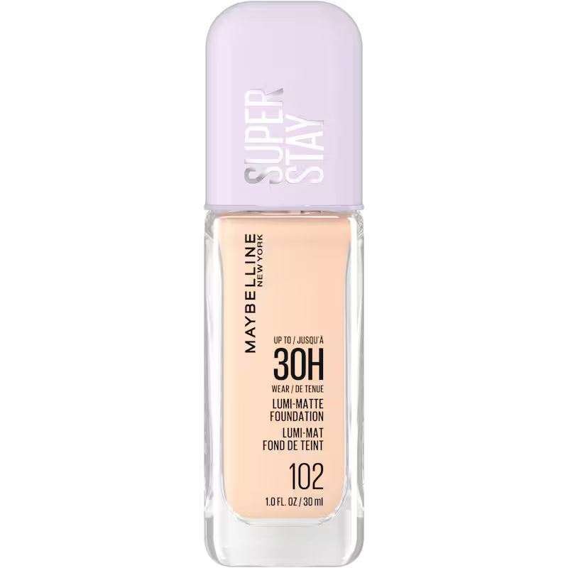 MAYBELLINE SUPERSTAY FOUNDATION LUMI MATTE #102 pack of 2