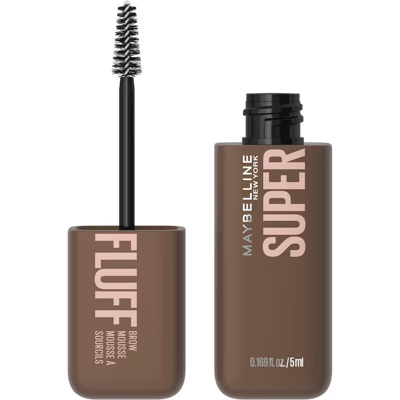MAYBELLINE SUPERFLUFF BROW MOUSSE MEDIUM BROWN pack of 2