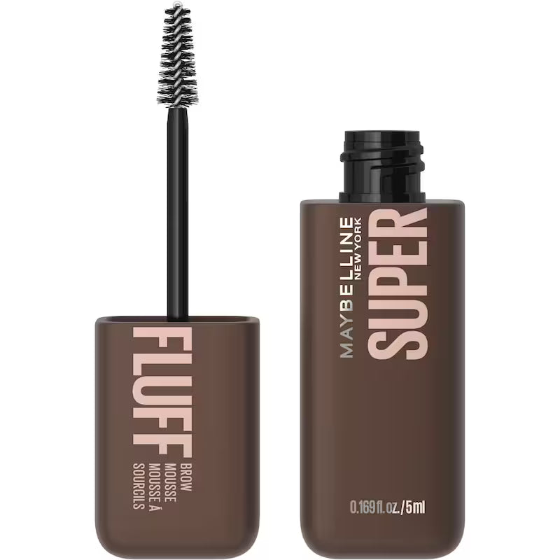 MAYBELLINE SUPERFLUFF BROW MOUSSE DEEP BROWN pack of 2