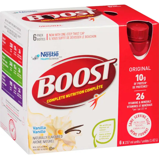 BOOST ORIGINAL VANILLA PRISMA 6X237ML LIQUID pack of 4