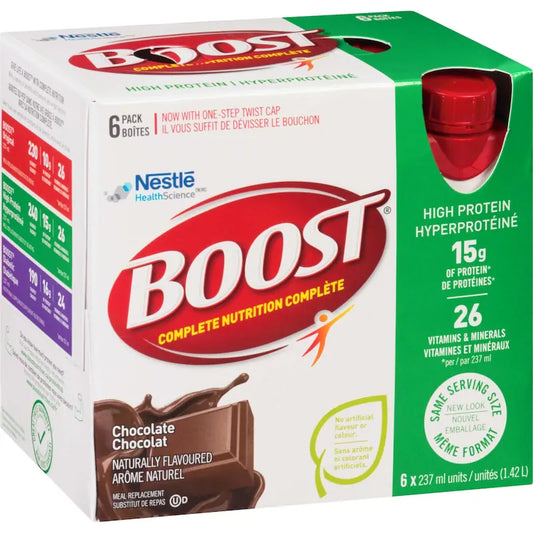 BOOST HI PROTEIN CHOCOLATE PRISMA 6X237ML LIQUID pack of 4