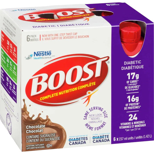 BOOST CARB SMART CHOCOLATE 6X237ML LIQUID pack of 4