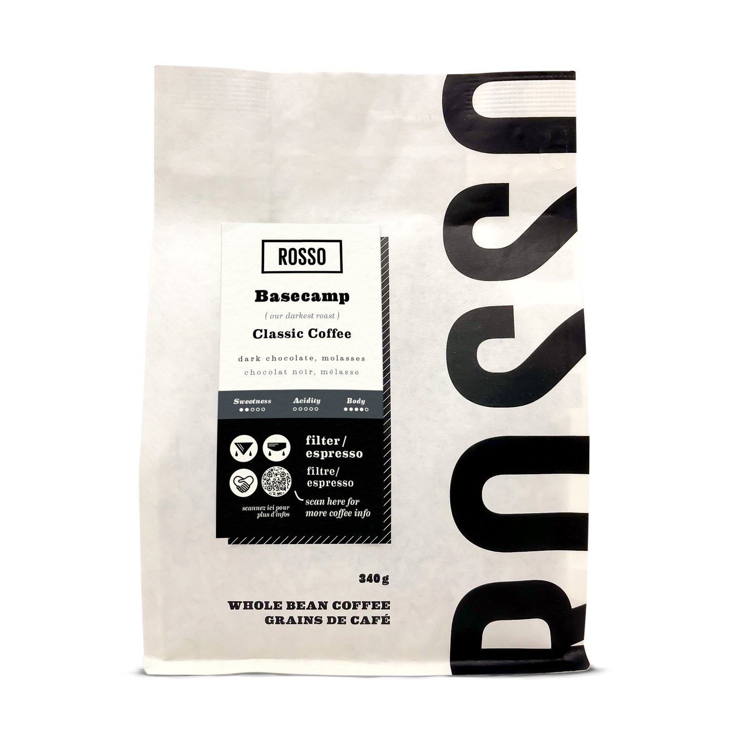 Rosso   Basecamp - Whole Bean Coffee 340g