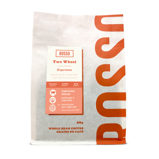 Rosso   Two Wheel - Whole Bean Coffee 340g