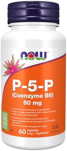 NOW    P-5-P Coenzyme-B6 50mg with Mg Bisglycinate 60vcap