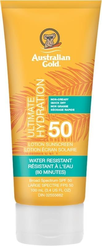 AUST GOLD LOTION TANNING SPF50 100ML LOTION pack of 12