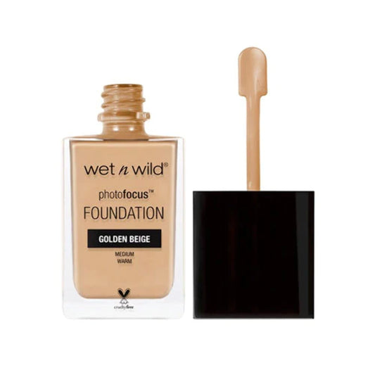 WET N WILD PHOTO FOCUS FOUNDATION GOLDEN BEIGE pack of 2