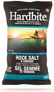 Hardbite   Handcrafted Chips   Rock Salt & Vinegar 50g
