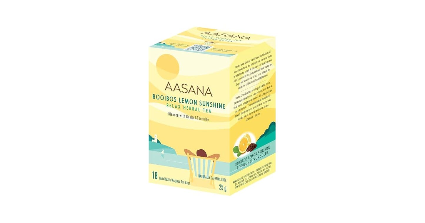 AASANA TEAS -   Roooibos Lemon Sunshine    25g