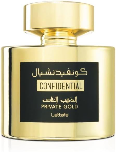 Lattafa    Men    Lattafa Confidential Private Gold    100 ml Eau De Parfum Spray (Unisex Unboxed)