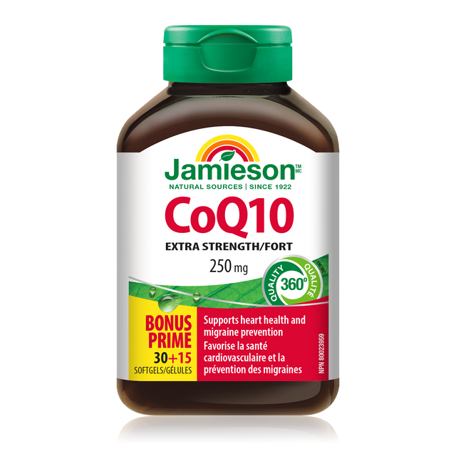 Jamieson    JMS CoQ10 250mg 30's+15's Free    30+15Softgels