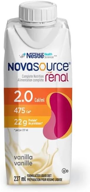 NOVASOURCE RENAL VANILLA 237ML LIQUID pack of 24