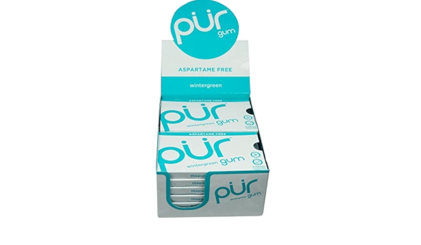 PUR GUM    Wintergreen Gum 9pc*12