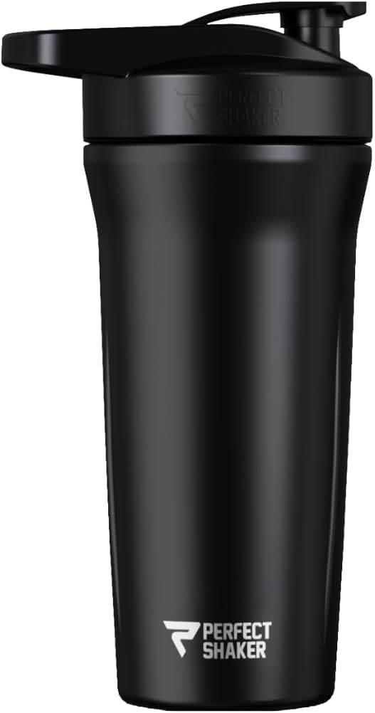 PerfectShaker   Stainless Steel Activ Shaker Cup Black, 800ml