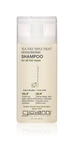 Giovanni Cosmetics   Tea Tree Triple Treat Shampoo 59ml